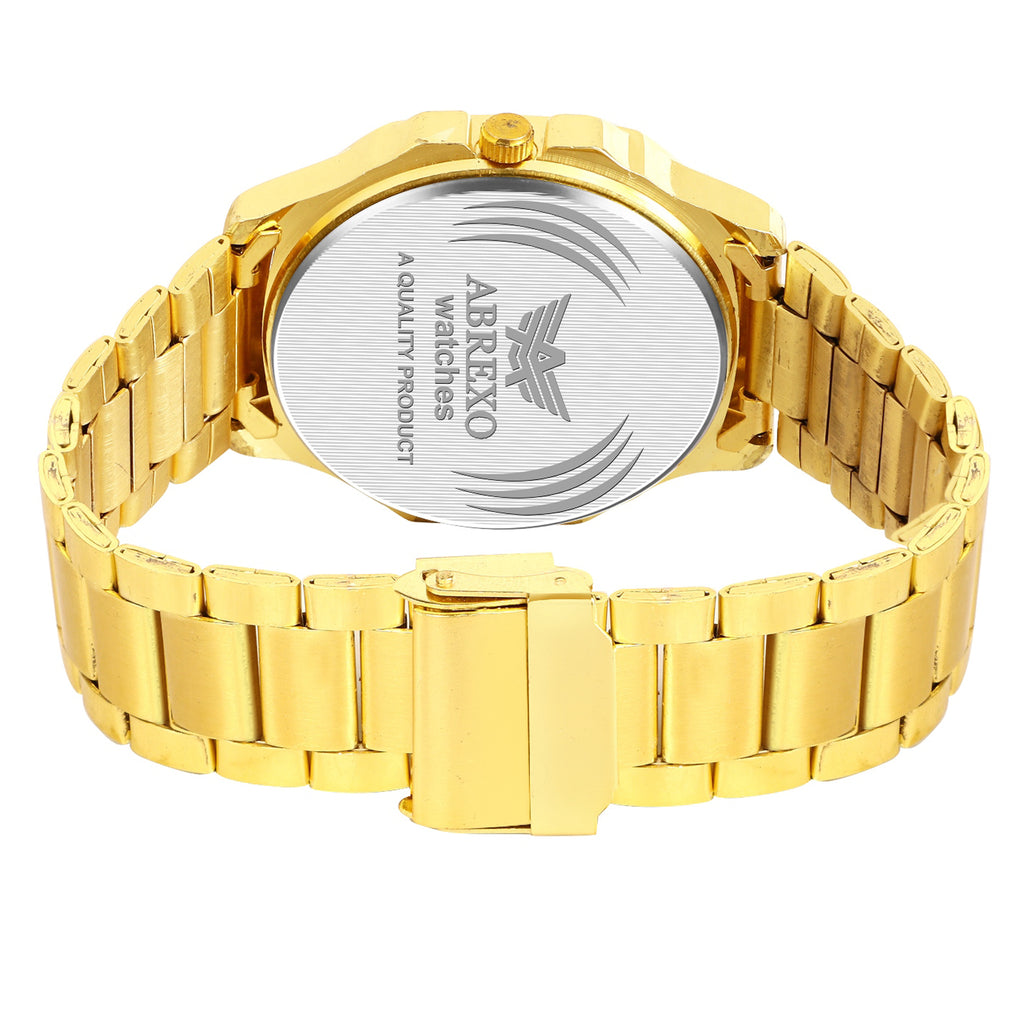 ABREXO GODFATHER Series Analog Watch For Men (Quartz, Stainless Steel)