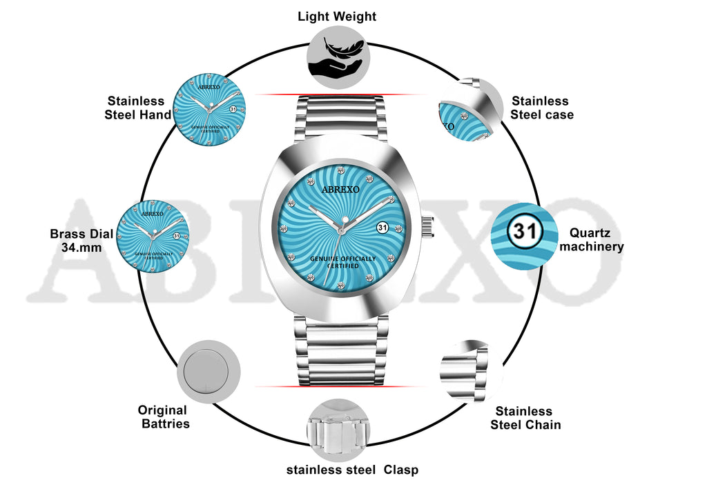 ABREXO CALI CARTEL Series Analog Watch For Men (Quartz, Stainless Steel)