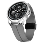 ABREXO, Black Dial Black Magnet Strap Analog Watch For Men (Quartz, Date Display, Men)