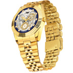ABREXO DAYTONA Series Analog Watch For Men (Quartz, Stainless Steel, Luxury Watch)