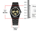 ABREXO BUSINESS CLASS Series Analog Watch For Men (Quartz, Stainless Steel)