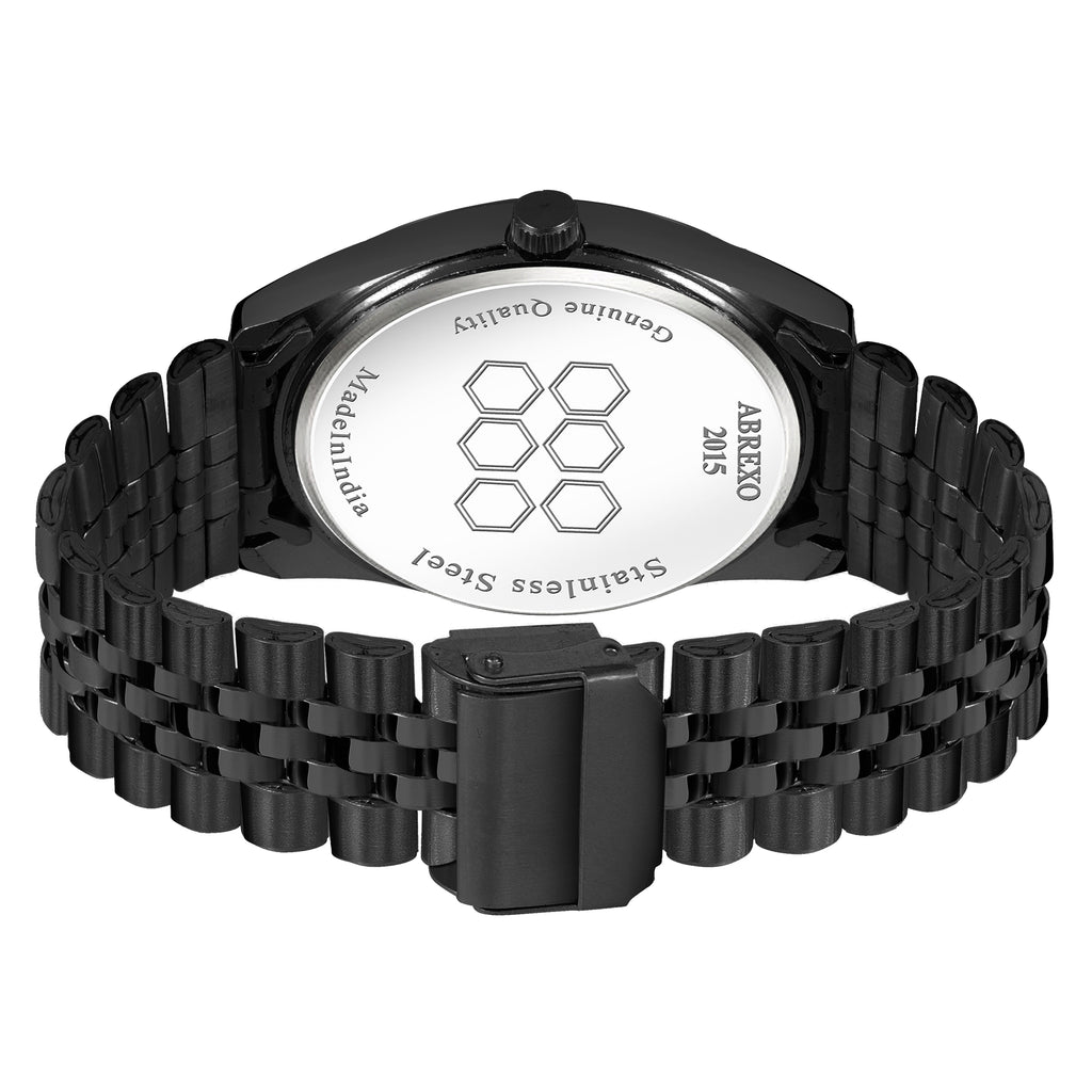 ABREXO BUSINESS CLASS Series Analog Watch For Men (Quartz, Stainless Steel)