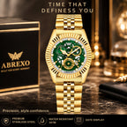 ABREXO DAYTONA Series Analog Watch For Men (Quartz, Stainless Steel, Luxury Watch)