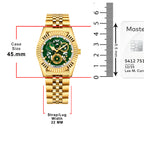 ABREXO DAYTONA Series Analog Watch For Men (Quartz, Stainless Steel, Luxury Watch)