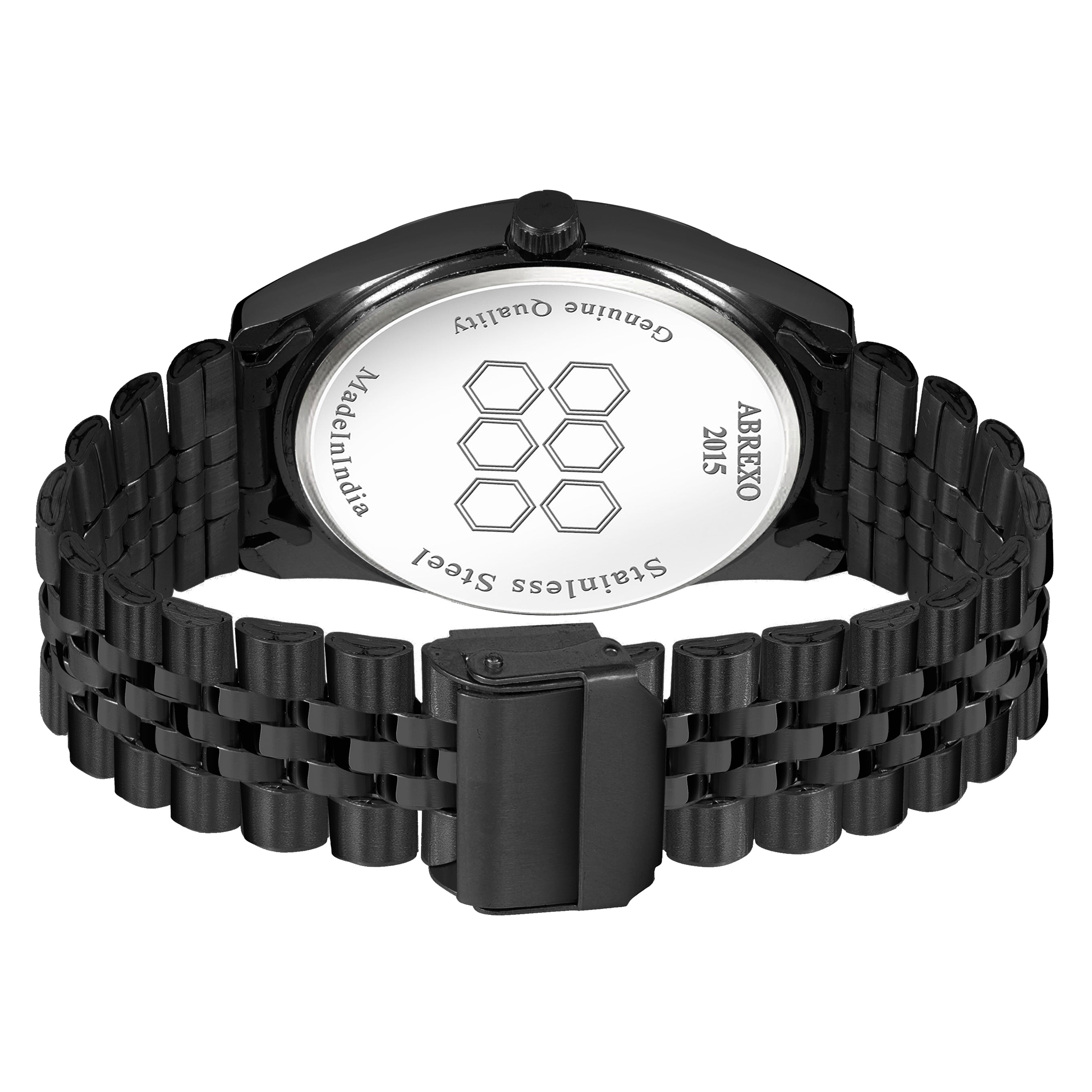 ABREXO DAYTONA Series Analog Watch For Men (Quartz, Stainless Steel, Luxury Watch)