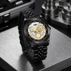 ABREXO DAYTONA Series Analog Watch For Men (Quartz, Stainless Steel, Luxury Watch)