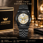 ABREXO DAYTONA Series Analog Watch For Men (Quartz, Stainless Steel, Luxury Watch)