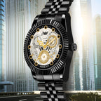 ABREXO DAYTONA Series Analog Watch For Men (Quartz, Stainless Steel, Luxury Watch)