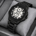 ABREXO, GODFATHER Series Analog Watch For Men (Quartz, Stainless Steel, Black)