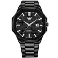 ABREXO, PHANTOM Series Analog Watch For Men (Quartz, Stainless Steel, Black)