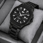 ABREXO, PHANTOM Series Analog Watch For Men (Quartz, Stainless Steel, Black)