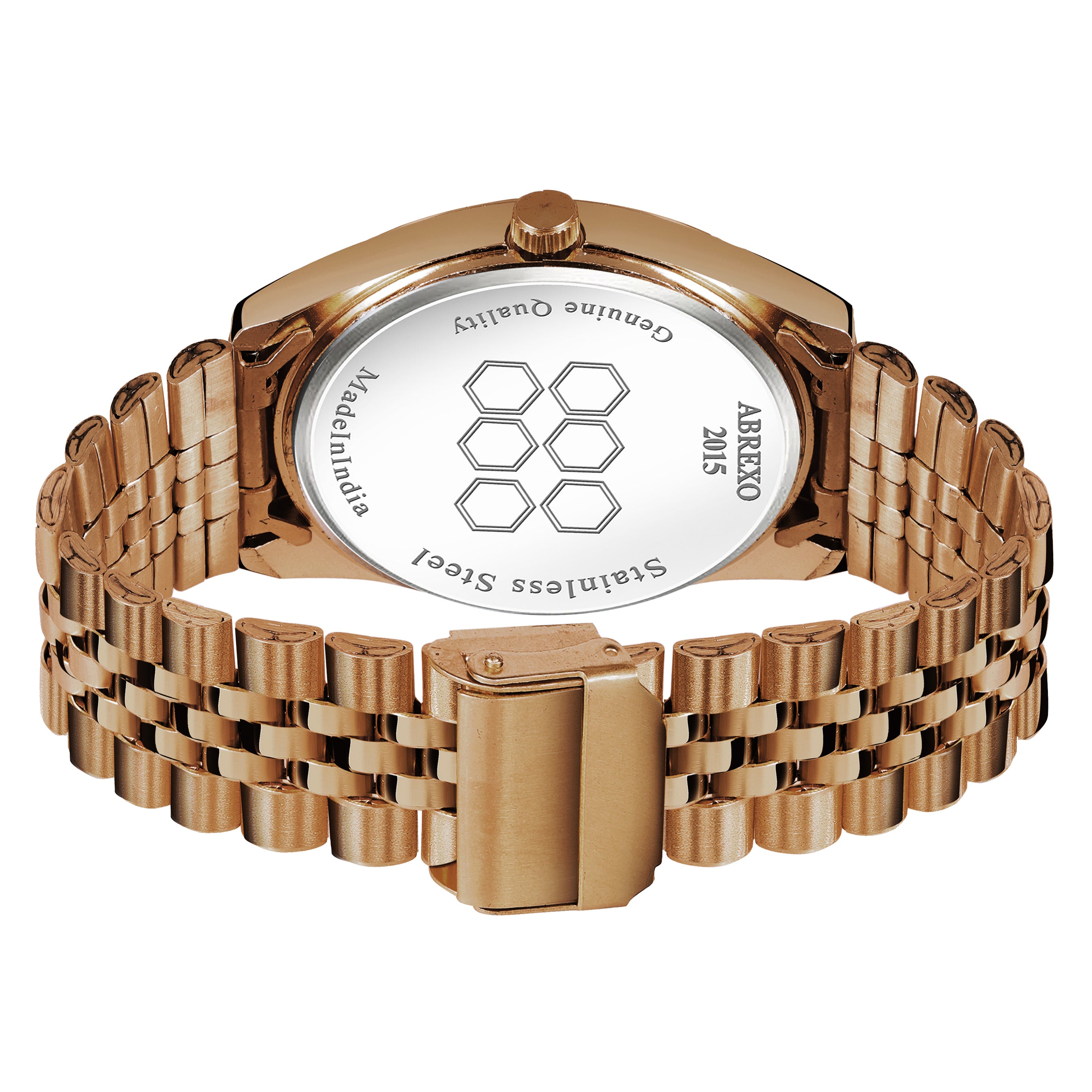 ABREXO DAYTONA Series Analog Watch For Men (Quartz, Stainless Steel, Luxury Watch)