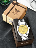 ABREXO CALI CARTEL Series Analog Watch For Men (Quartz, Stainless Steel)