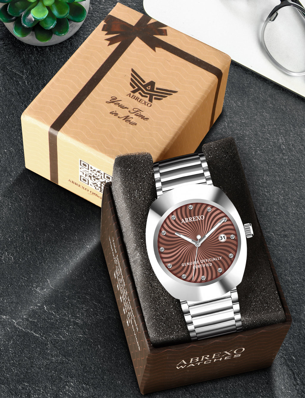 ABREXO CALI CARTEL Series Analog Watch For Men (Quartz, Stainless Steel)