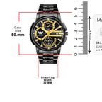 ABREXO BANDITS  Series Analog Watch For Men (Quartz, Stainless Steel)