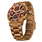 ABREXO BANDITS  Series Analog Watch For Men (Quartz, Stainless Steel)