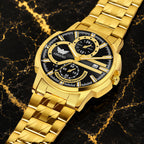 ABREXO BANDITS  Series Analog Watch For Men (Quartz, Stainless Steel)