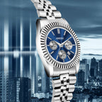 ABREXO BUSINESS CLASS Series Analog Watch For Men (Quartz, Stainless Steel)