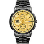 ABREXO BANDITS  Series Analog Watch For Men (Quartz, Stainless Steel)