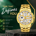 ABREXO BANDITS  Series Analog Watch For Men (Quartz, Stainless Steel)