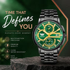 ABREXO BANDITS  Series Analog Watch For Men (Quartz, Stainless Steel)