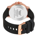 ABREXO, ALPHA Series Analog Watch For Men (Quartz, Silicone, Rosegold)