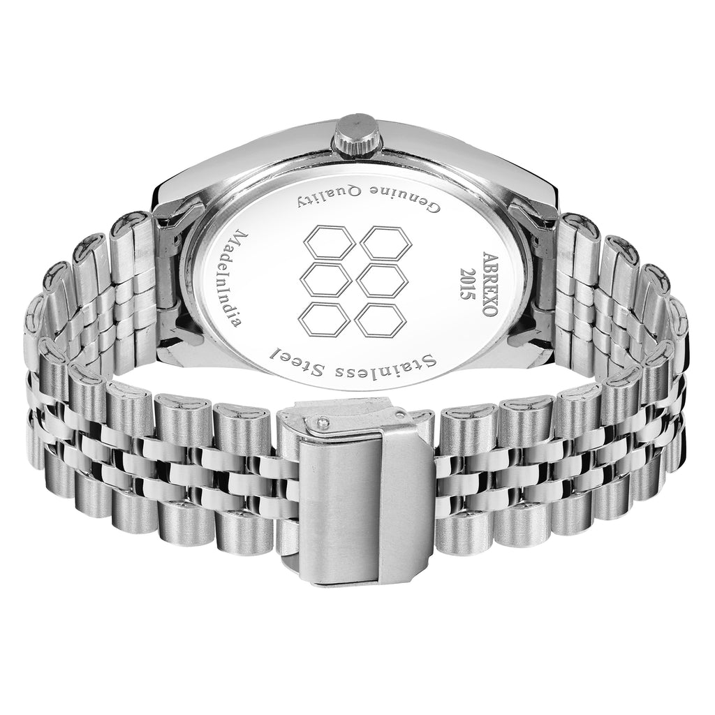 ABREXO DAYTONA Series Analog Watch For Men (Quartz, Stainless Steel, Luxury Watch)
