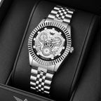 ABREXO DAYTONA Series Analog Watch For Men (Quartz, Stainless Steel, Luxury Watch)