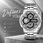 ABREXO BANDITS  Series Analog Watch For Men (Quartz, Stainless Steel)