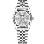 ABREXO BUSINESS CLASS Series Analog Watch For Men (Quartz, Stainless Steel)