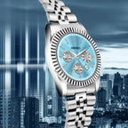 ABREXO BUSINESS CLASS Series Analog Watch For Men (Quartz, Stainless Steel)