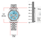 ABREXO BUSINESS CLASS Series Analog Watch For Men (Quartz, Stainless Steel)